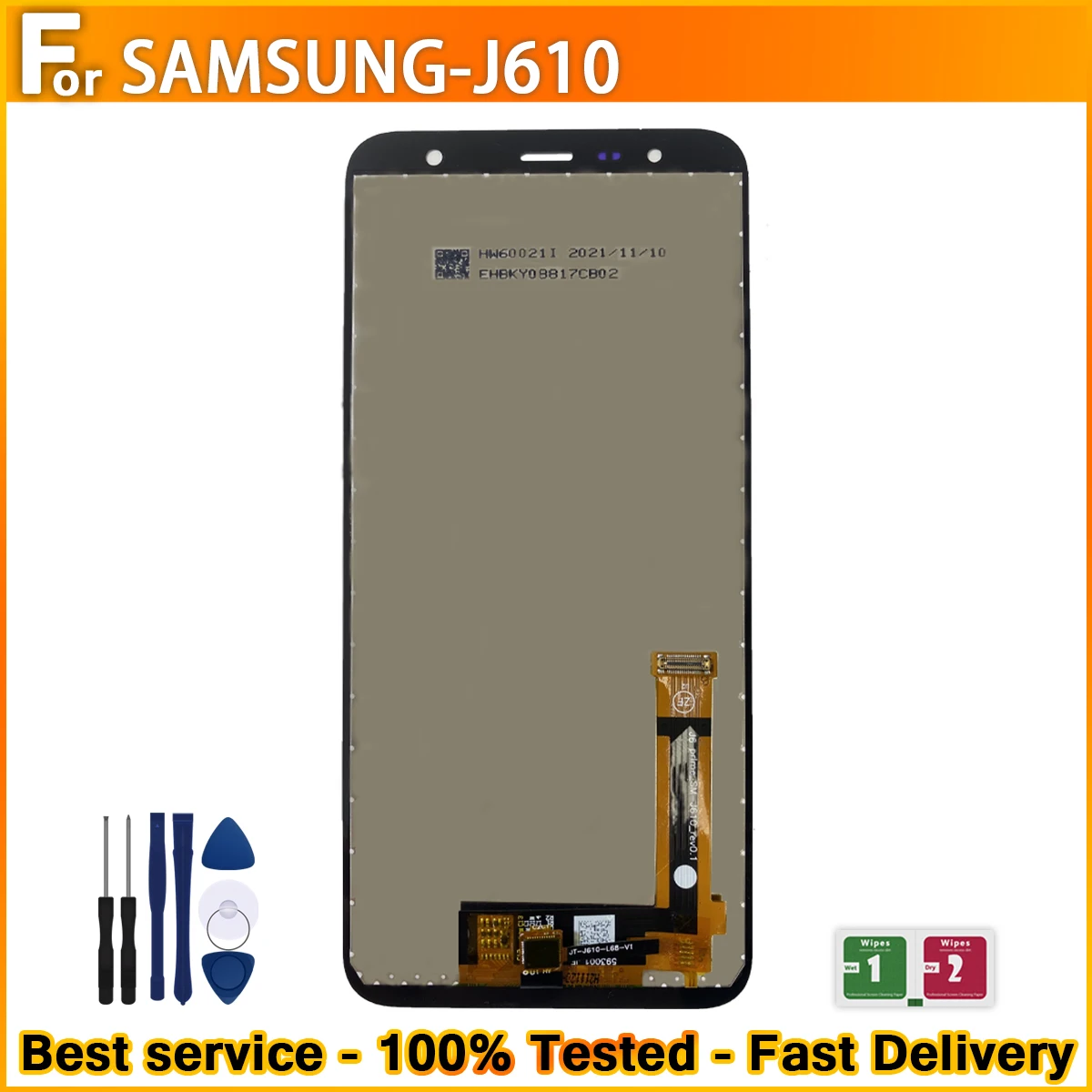 Original 6.0'' LCD For Samsung Galaxy J6+ J610 J610F J610FN Display Touch Replacement J610Plus Screen100%Test | Мобильные