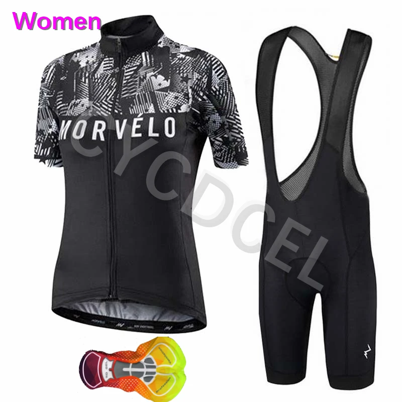 Cycling set 02 Летняя спортивная одежда для велоспорта Morvelo, Женская Профессиональная команда, Триатлон, одежда для горного велосипеда, одежда для велоспорта, Майо, Ropa Ciclismo mujer - Цвет: Cycling set 02