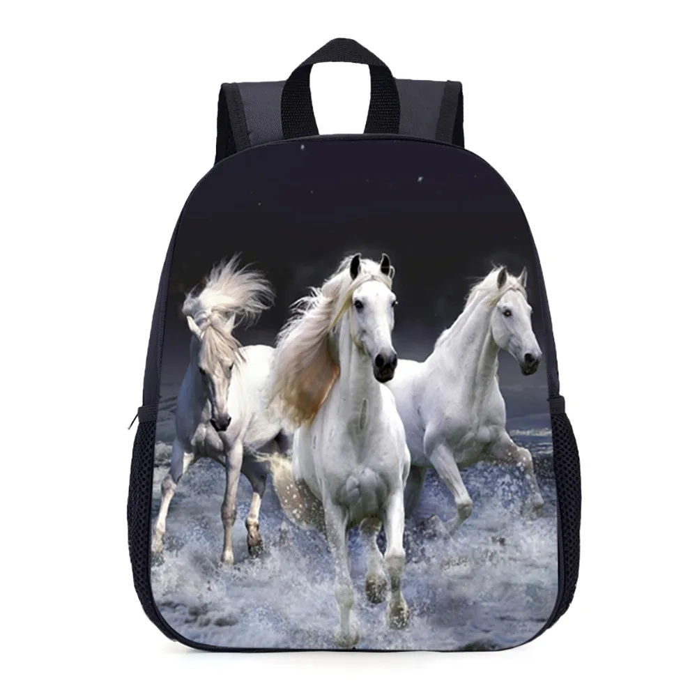Horse Small 4 Стиль, товары для детского сада, милый уличный рюкзак с лошадью, Подростковая классная школьная сумка с объемным животным - Цвет: Horse Small 4