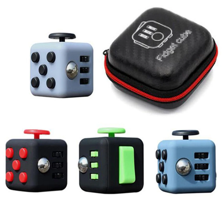 

1pc Stress Reliever Toys Stress Relief Cube Toroflux Decompression 6 Kinds Decompression Way Abreact Toys For Children Kid Gift