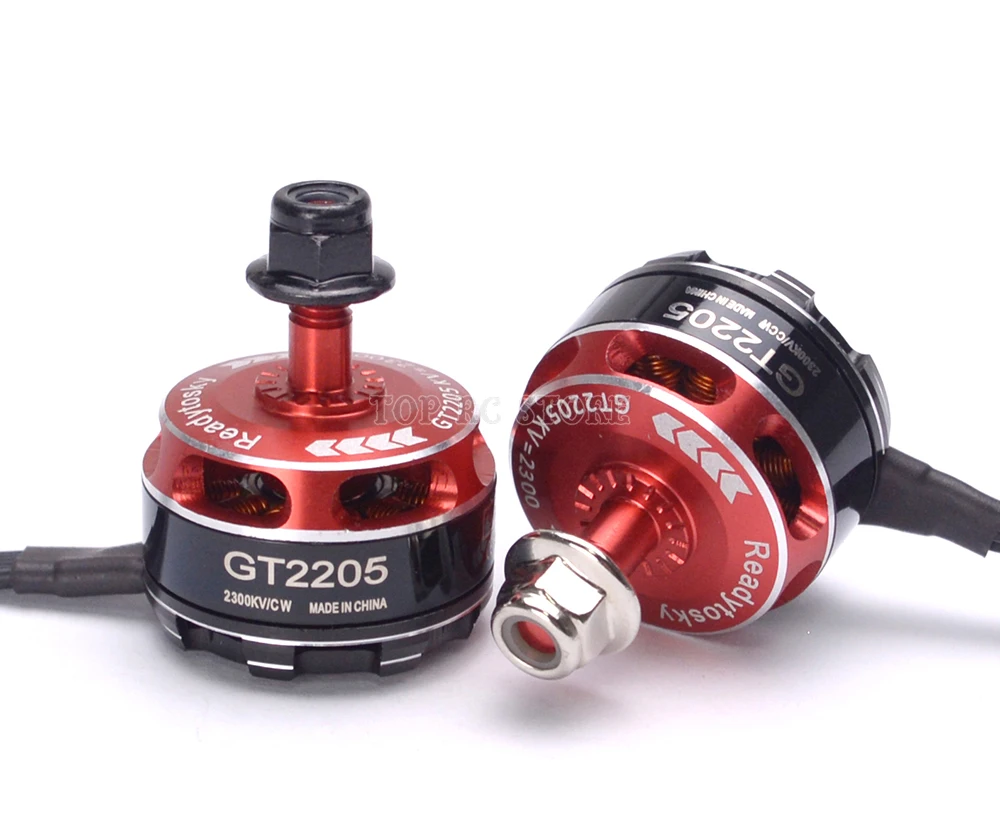 4 шт. GT2205 2205 2300KV бесщеточный двигатель 3 4S одножильный провод для ZMR250 Robocat 270 Nova 235 мм