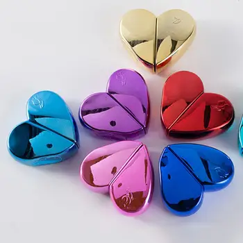 

Special Heart Shape Metal Empty Perfume Bottle Travel Refillable Bottle Atomizer makeup liquid cosmtics stylish Spray Bottle