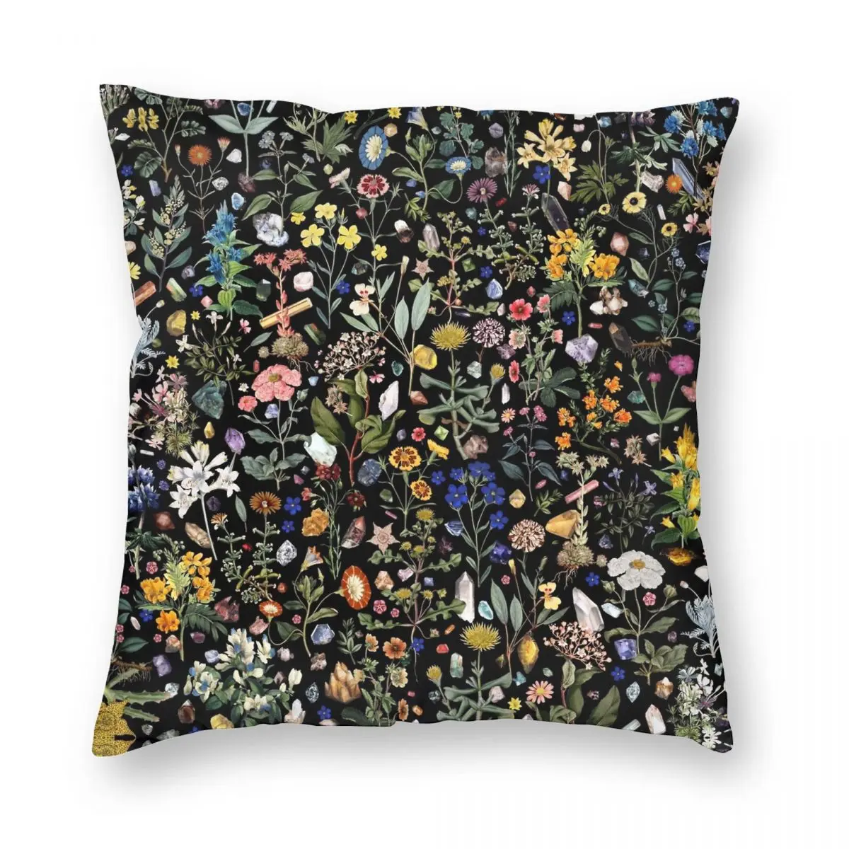 

Лечебная квадратная подушка, чехол из полиэстера и льна, бархатный креативный декоративный чехол на молнии для диванной подушки, чехол для кровати