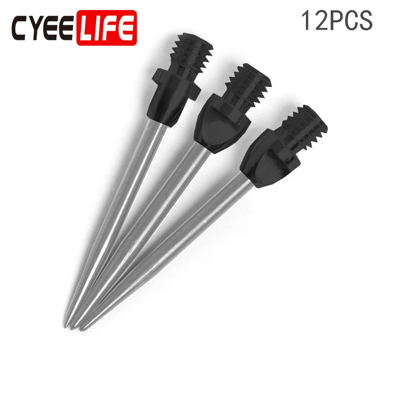 CyeeLife 12 шт стальные наконечники для дротиков адаптер с резьбой 2BA мягкий