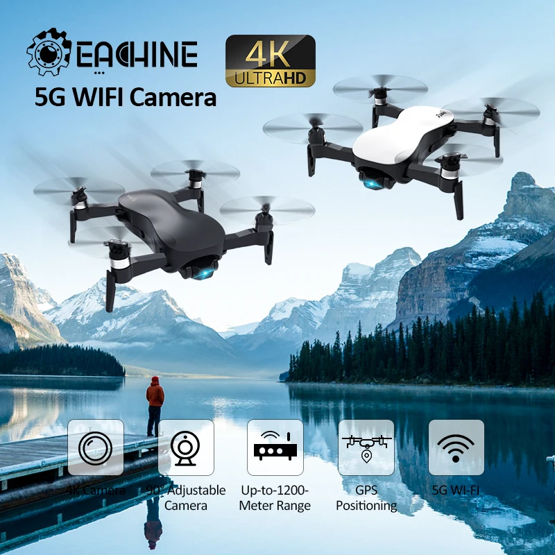 Gps Drone Ex4 Pro Ex4 Pro Eachine Ex4 5g Wifi 3km Fpv Plastic GW