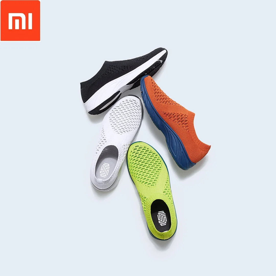 Xiaomi Mijia GTS дышащая сетчатая Повседневная Легкая трикотажная сетчатая верхняя красивая удобная прогулочная обувь цельная для пары