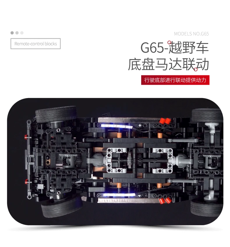 Форма King 13070 Technic APP RC G-glass G500 AWD Wagon SUV Vehicle Fit MOC 2425 функция питания двигателя строительные блоки кирпичи игрушки