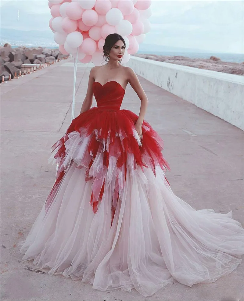 Red Ivory Wedding Dresses Dresses Images 2022