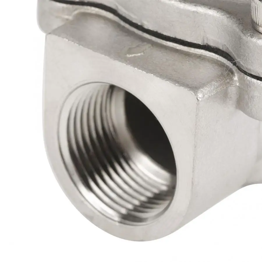 12V G3/4" Stainless Steel 304 Normally Closed Electric Solenoid Valve 2 Position 2 Way N/C Valve