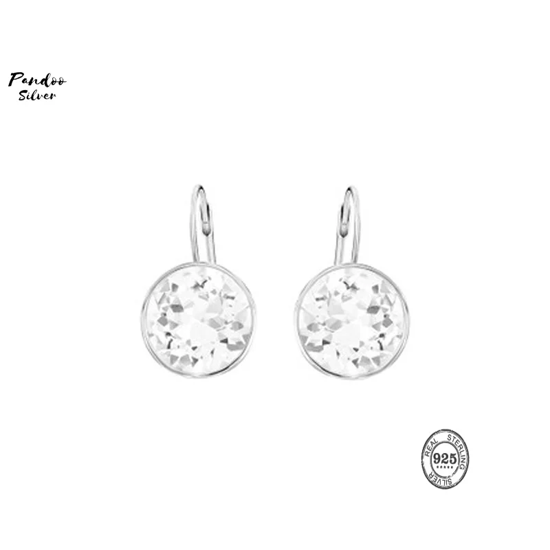 

PANDOO Fashion Charm Sterling Silver Original 1:1 Copy, Simple And Elegant Elegant Earrings Women's Luxury Jewelry Gifts