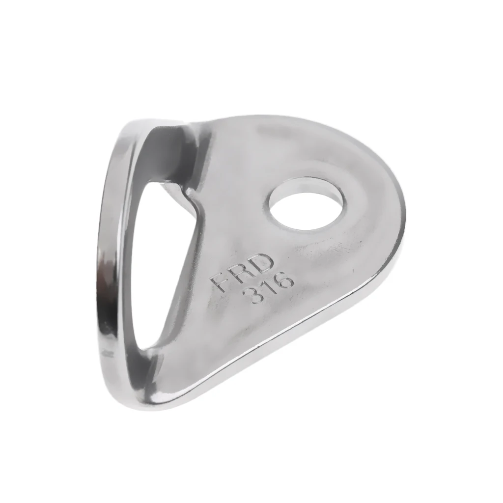 Rock Climbing Bolt Hanger Plate Stainless Steel Wall Climbing Anchor Hanger Hardware Gear Camping Hiking Accessories