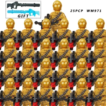 

25PCS SpaceWar mini action figures Building blocks Skywalker building blocks Soldiers building blocks characters children's toys