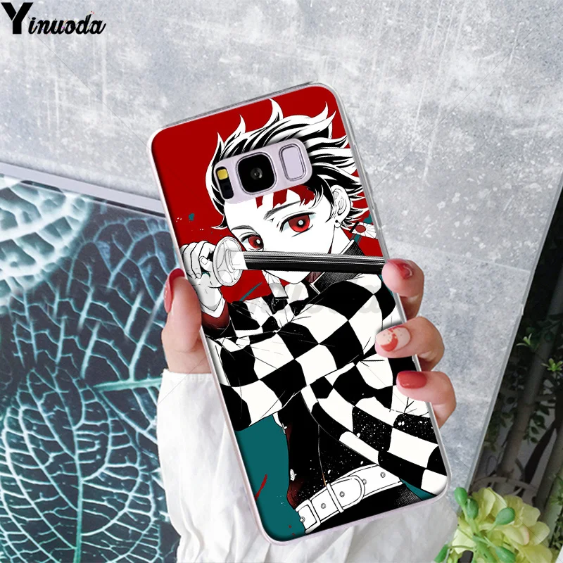 Yinuoda демон убийца Kimetsu без Yaiba Мягкий силиконовый чехол для телефона для samsung S9 S9 плюс S10 S6 S6edge S10plus S7 S7edge S8 S8plus