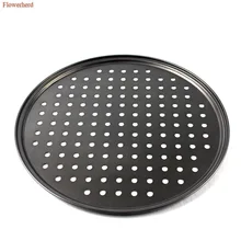 Перфорированная углеродистая сталь антипригарная форма для пиццы противень для пиццы тарелка посуда держатель формы для выпечки для дома Кухня Инструменты для выпечки