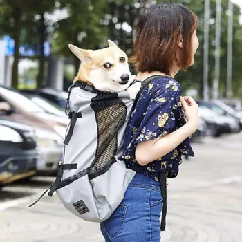 

Front Facing Pet Dog Carrier Backpack for Bike Motorcycle Travel Hiking