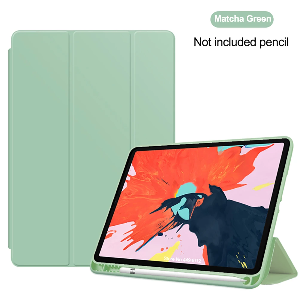 

With Pencil Holder For iPad 10.2 2020 Case For iPad Air 4 10.9 Case Mini 5 4 Capa 2017 2018 9.7 5th 6th 7th 8th Generation Case