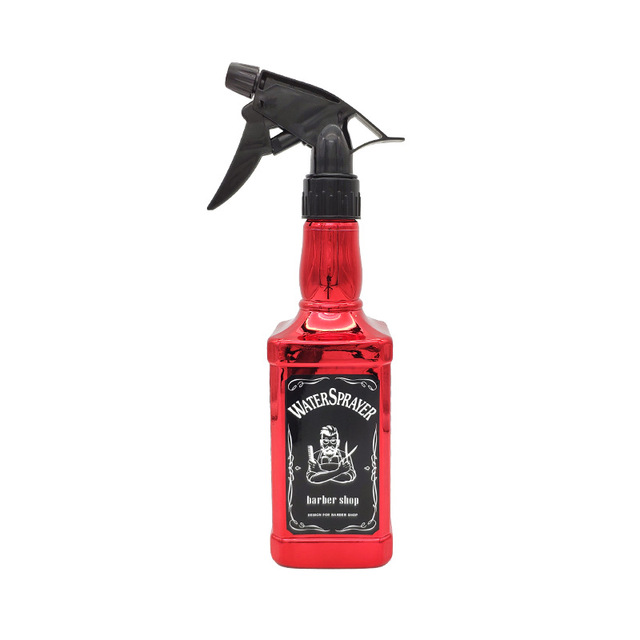 Hairdressing Spray Bottle Salon Barber Hair Tools Water Sprayer Retro Whiskey Oil Head Watering Can