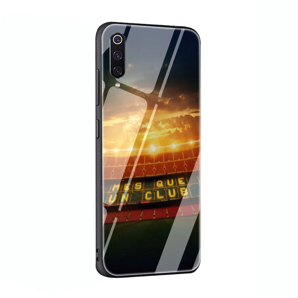 EWAU Барселона, Испания, Estadio Camp закаленное стекло чехол для телефона Xiaomi mi 8 9 Красный mi 4X 6A Note 5 6 7 Pro Pocophone F1 - Цвет: G12
