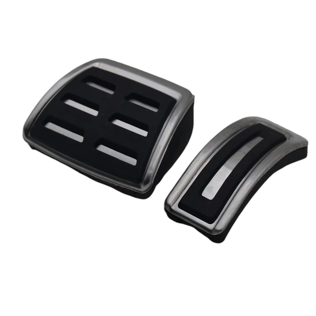 2pcs Car Brake Pedal Automatic Accelerator Pedals Pads Cover Stainless Steel for Audi A1 A3 TT VW Golf MK4 Skoda | Автомобили и