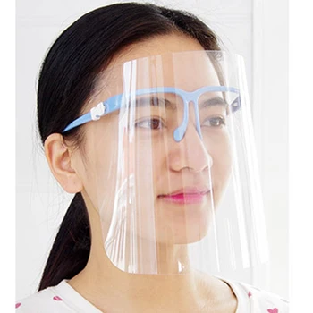 

2PCS Flip Up Visor Oil Fume Protection Safety Work Guard Full Face Shield Cover Protective Face Shield Anti Droplet