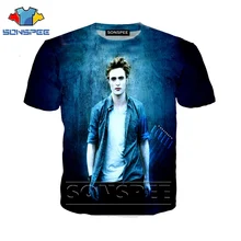 Аниме 3d принт одежда для пребывания на открытом воздухе Футболка Для мужчин Для женщин кино модная футболка Сумерки детская Harajuku футболки Забавные футболки homme A74