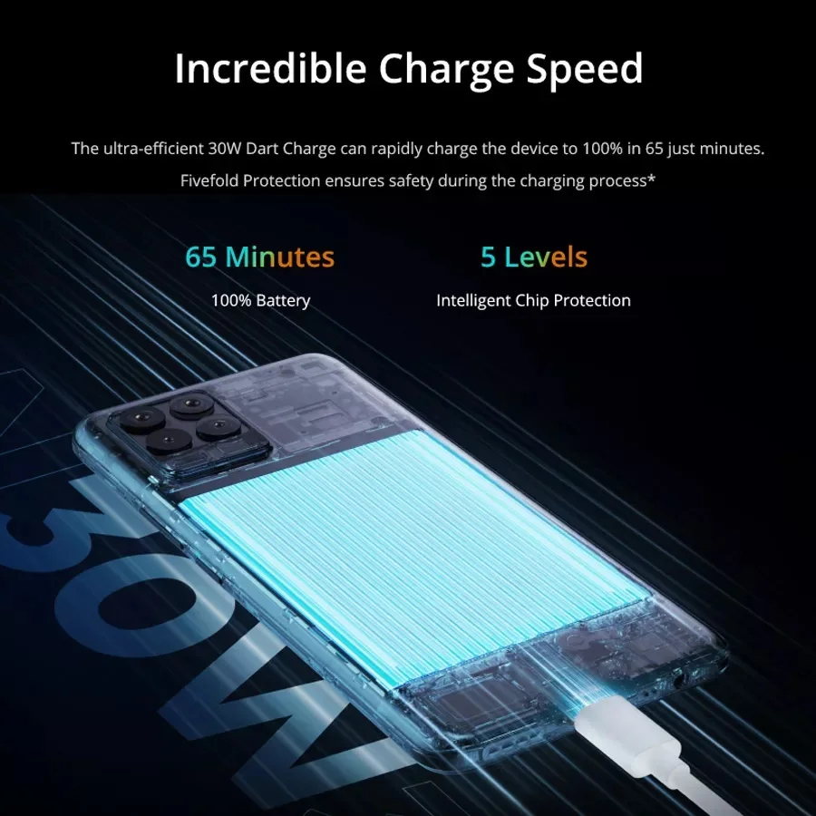 Realme-teléfono móvil inteligente 8, versión Global, 6GB/8GB, 128GB, Helio G95, Pantalla AMOLED de 6,44 pulgadas, cámara cuádruple de 64MP, carga rápida 30W, NFC - Imagen 5