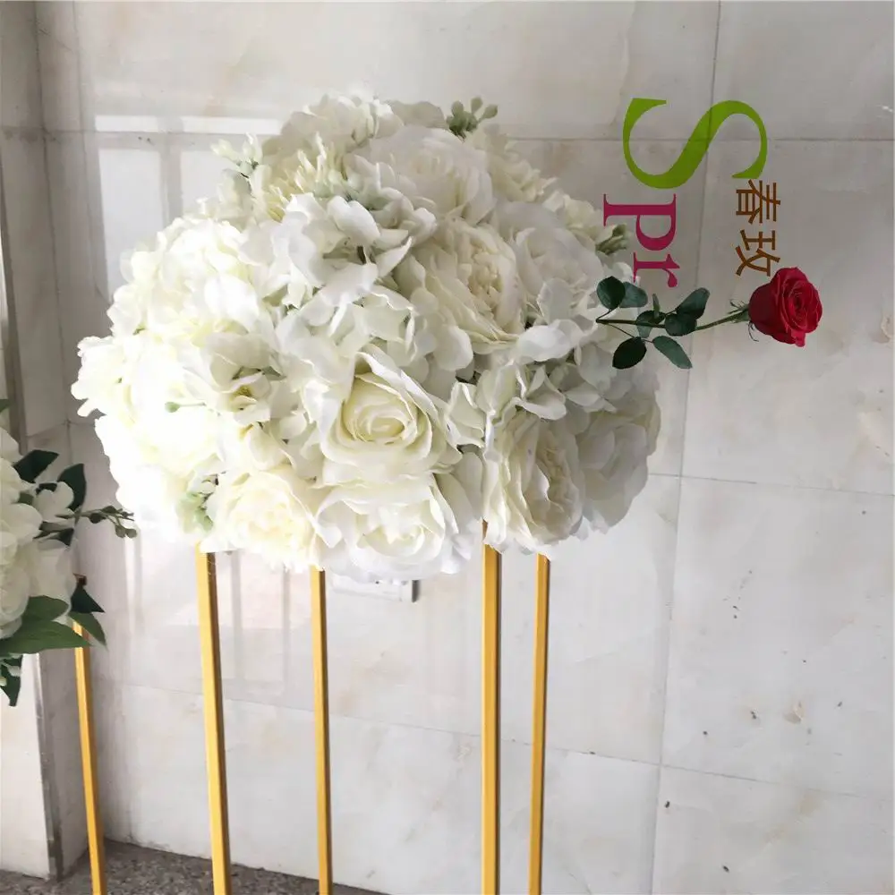 

SPR Decorative Plants Supplies Rose Silk Peony Events Party Centerpiece Wedding Flower Garland Artificial