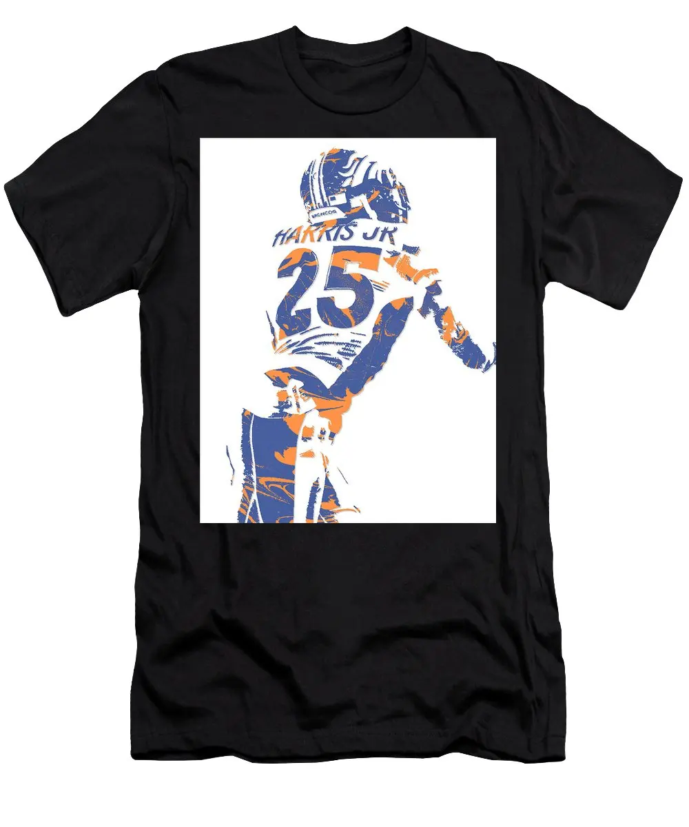 Chris Harris Jrbroncos Pixel Art 2 Мужская футболка| |