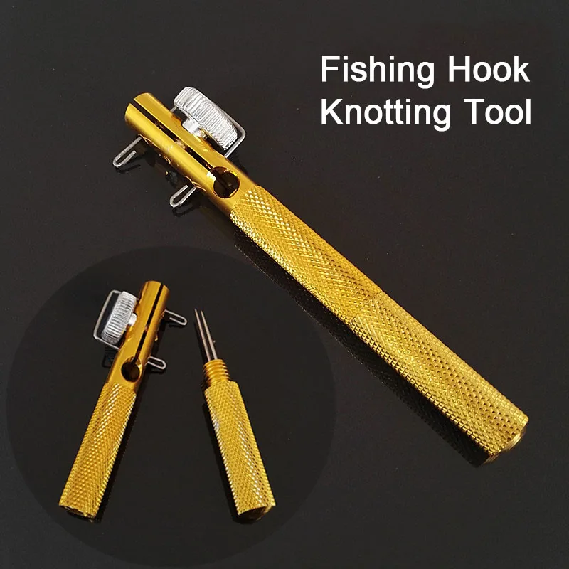 

Full Metal Carp Fishing Hook Knotting Tool & Tie Hook Loop Making Device & Hooks Decoupling Remover Fishing Accessory Pesca