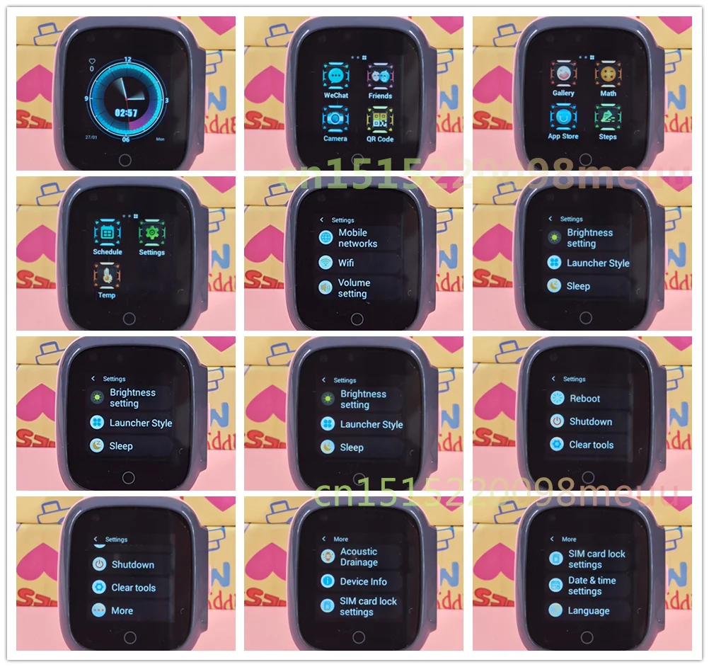 4G Smart Watch LT25 Waterproof children Smartwatch SOS GPS Tracker Phone Watch Video Call kids watch Temperature Y95H PK LT21