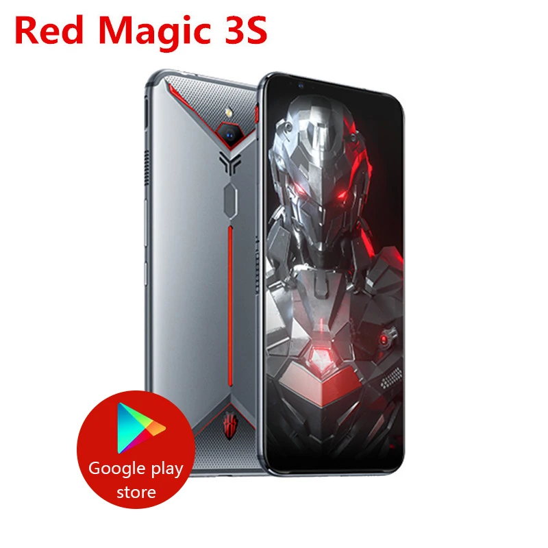 Смартфон Nubia Red Magic 3 S, 8 ГБ ОЗУ, 128 Гб ПЗУ, 6,65 дюйма, AMOLED Snapdragon 855 Plus, 5000 Мп+ Мп, мА/ч, быстрая зарядка, игровой телефон