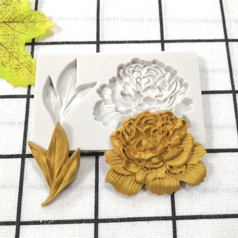 Новый Sugarcraft цветок силиконовая форма Печенье Шоколадный Фадж торт инструмент