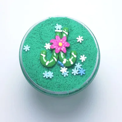 100 мл DIY рождественская слизи мягкая глиняная бумага глина мягкий стиль Пластилин поставки слимы пушистые Развивающие игрушки для детей подарок