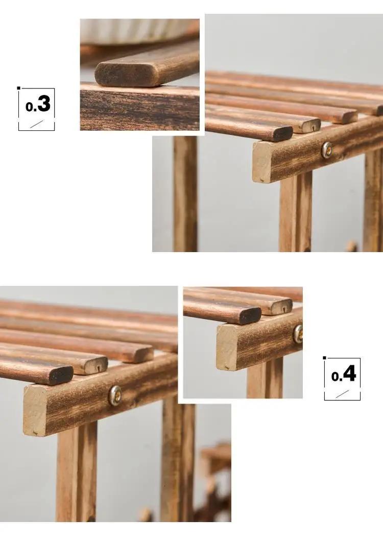 Macetas Estanteria Jardin Estante Repisa Para Plantas Escalera Decorativa Madera напольная стойка для балкона Цветочная Полка Подставка для растений