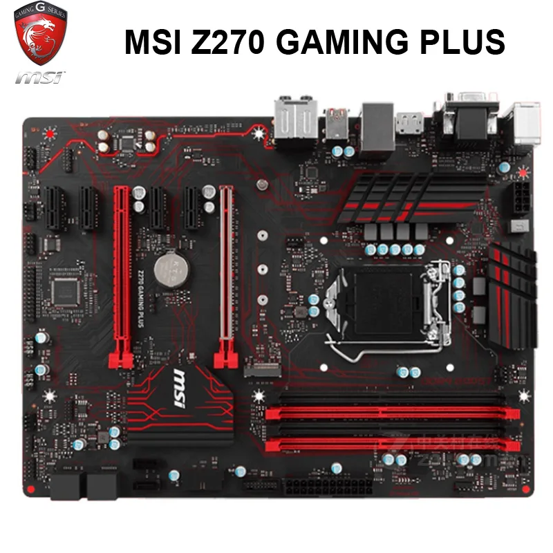 MSI GAMING Z270 PLUS Motherboard LGA1151 Z270 DDR4 PCI E