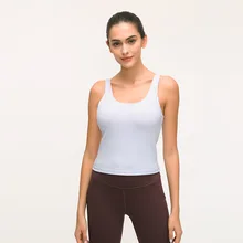 Рубашка для йоги на ремне с амортизирующей подушкой, ударопрочные спортивные топы с открытой спиной, одежда для тренировок, спортзала, стрейчевая дышащая быстросохнущая рубашка