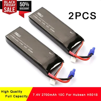 

Hubsan Battery H501S H501C H501S Pro X4 RC Quadcopter Parts 7.4V 2700mAh 10C Original Battery H501S