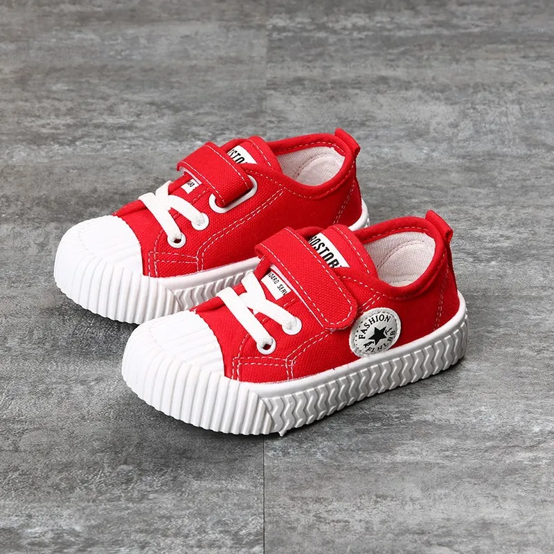 

Children Canvas Shoes 2019 Spring And Autumn New Style Girls Classic And Casual Canvas Shoes White Shoes Fashion CHILDREN'S Shoe