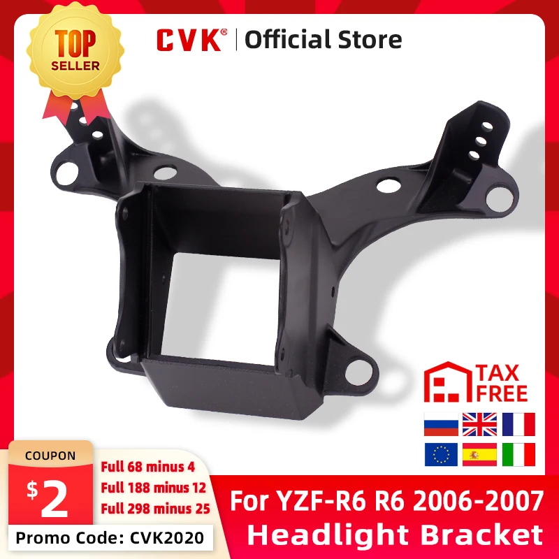 Крепление для передней фары мотоцикла CVK верхняя обтекатель YAMAHA YZF 600 R6 2006 06 07