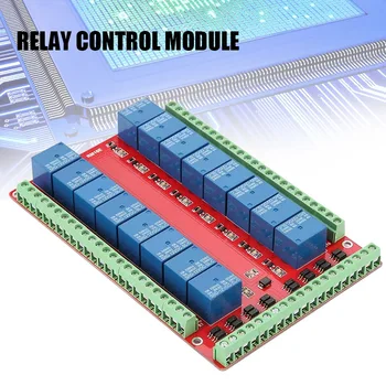 

Isolated 16-way Relay Control Module Expanding Module High/Low-level Signal Release 5V 12V 24V JDH99
