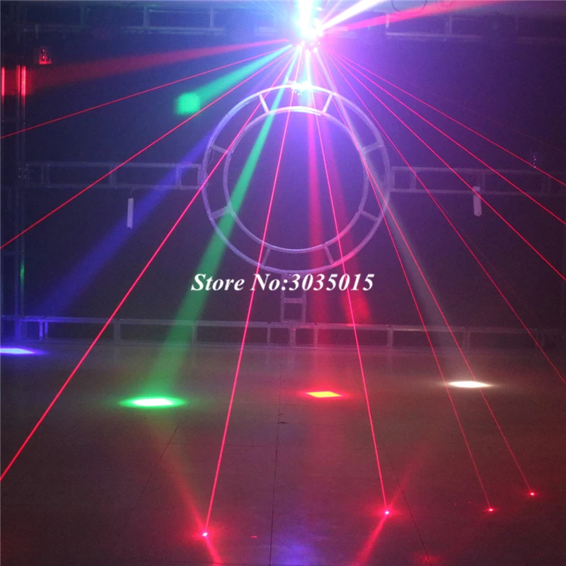 LED mini moving head ball laser beam strobe 3 in1 football roller moving heads DMX infinite rotation LED disco DJ ball light
