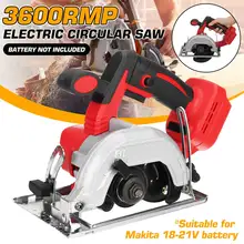 Sierra Circular eléctrica multifunción, cortador de tubos de madera y PVC, herramienta eléctrica para batería Makita de 18V, 1200W y 125mm