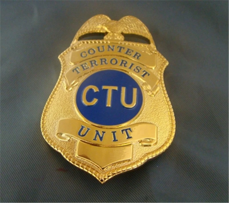 Металлический значок из США для униформы счетчика террористов CTU косплея на