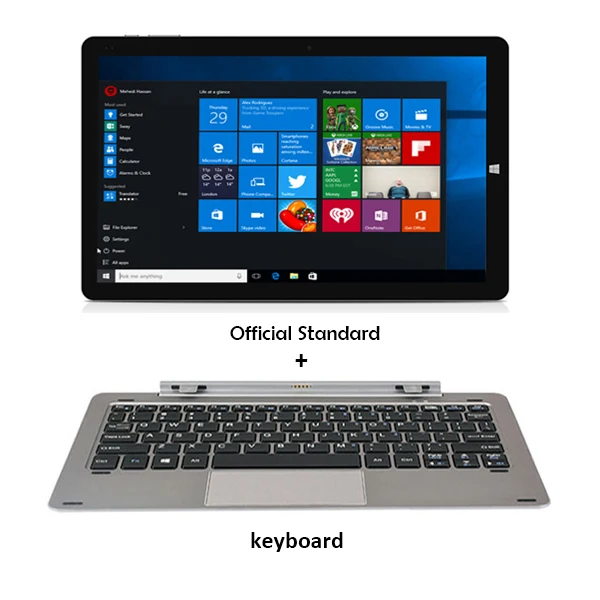 Add keyboard CHUWI,, Hi10 Air, 10,1 дюймов, Windows 10, планшет, Intel Cherry Trail-T3, Z8350, четыре ядра, 4 Гб ram, 64 ГБ rom, тип-c, 2 в 1, планшет - Комплект: Add keyboard