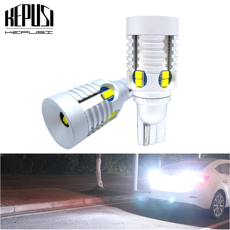 

2x W16W T15 LED Bulbs Canbus OBC Error Free LED Backup Light 921 912 W16W LED Bulbs Car Reverse Lamp Xenon White 12V 24V