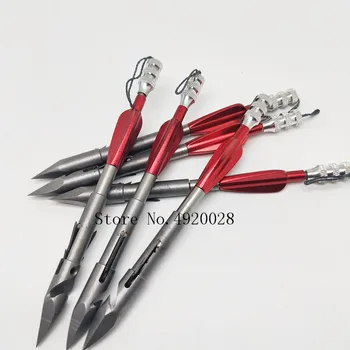 

2020 High Quality Stainless Steel Arrow Bow Missile Head Shot Fish Darts Hunting Shooting Slingshot Darts 1/3 / 5pcs