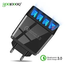 GOOJODOQ 3.1A Быстрая зарядка 3,0 USB настенное зарядное устройство 4 порта быстрое зарядное устройство QC3.0 для samsung Xiaomi iPhone huawei зарядное устройство для мобильного телефона