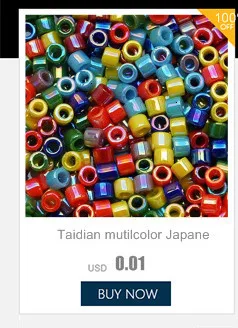 Taidian дизайн бусины 8*5 мм с двумя holeluse GD блеск Чешский Diy не выцветает для ювелирных изделий родного бисероплетения ручной работы 5gAbout35pcs