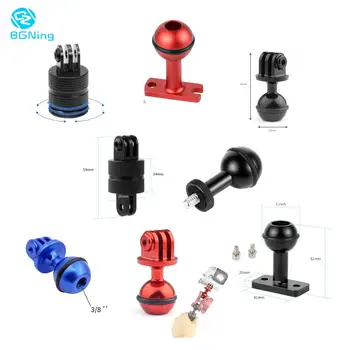 

BGNing Camera Ball Head Tripod Handle Braket Mount Adapter Base Clip 360 degree Rotatable for Gopro Hero/YI/EKEN/SJcam Cameras