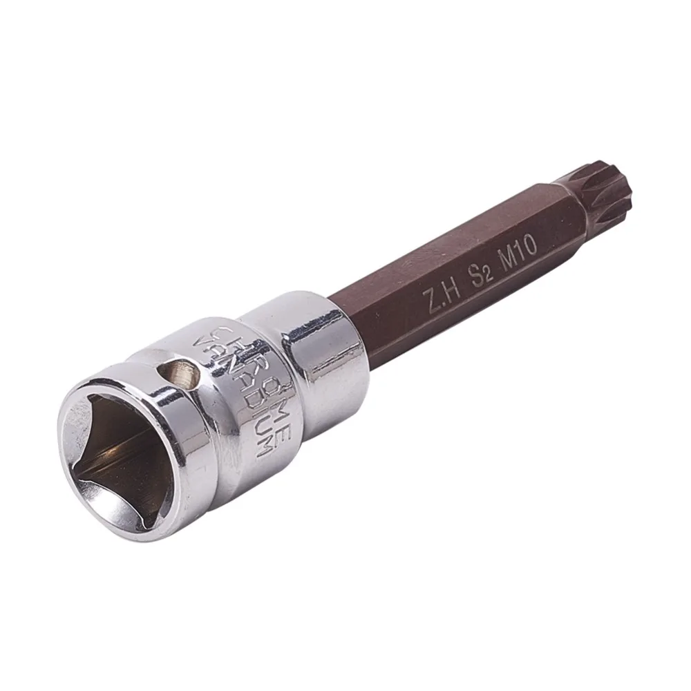 Utoolmart, высокое качество, 1 шт./2 шт., M6/M8/M10, тройная отвертка с квадратной головкой, 1/2 дюйма, 50 мм/100 мм, длина, Металлический Набор торцевых головок